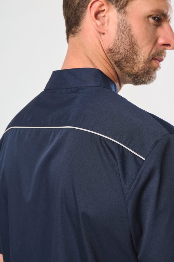 Blouse polycoton avec boutons-pression homme – Image 2