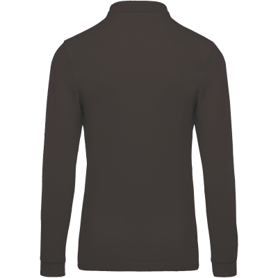 Polo piqué manches longues homme – Image 8