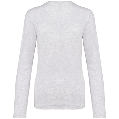 T-shirt col V manches longues femme – Image 7