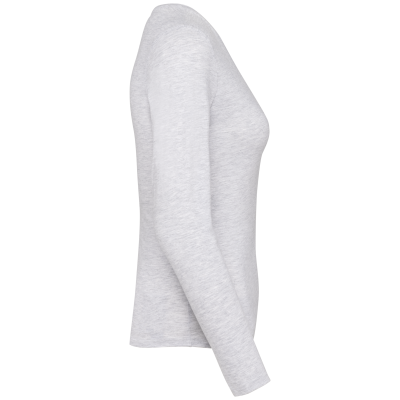 T-shirt col V manches longues femme – Image 8