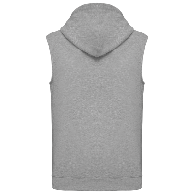 Sweat-shirt à capuche sans manches unisexe – Image 10