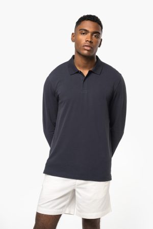 Polo piqué manches longues Bio180 homme
