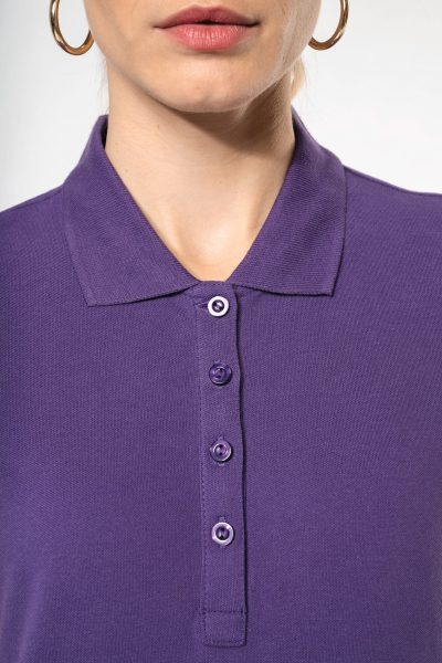 Polo piqué manches courtes femme – Image 3
