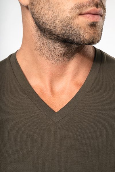 T-shirt col V manches longues – Image 3