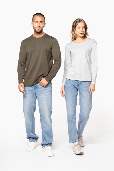 T-shirt col rond manches longues femme – Image 8