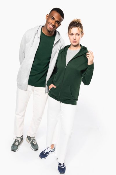 Sweat-shirt zippé capuche unisexe – Image 13