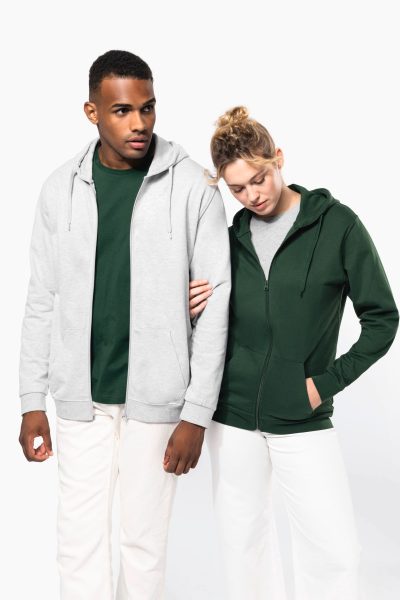 Sweat-shirt zippé capuche unisexe – Image 12