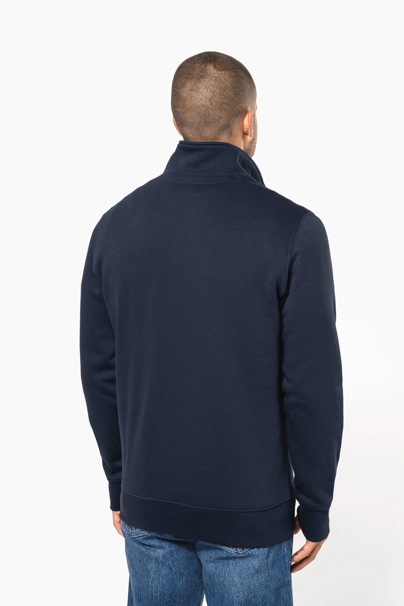 Sweat-shirt col zippé homme – Image 2