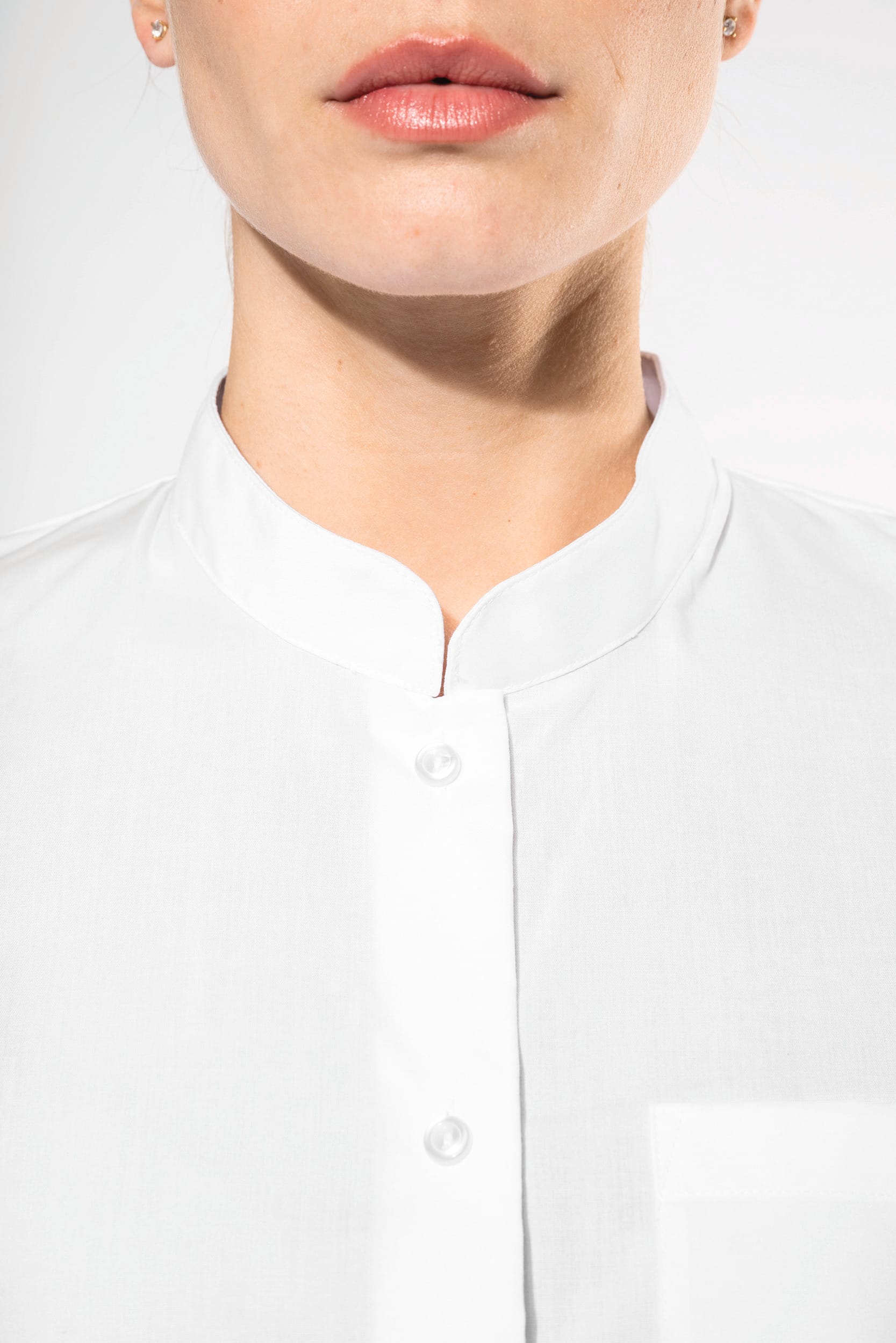 Chemise col mao manches longues femme – Image 15