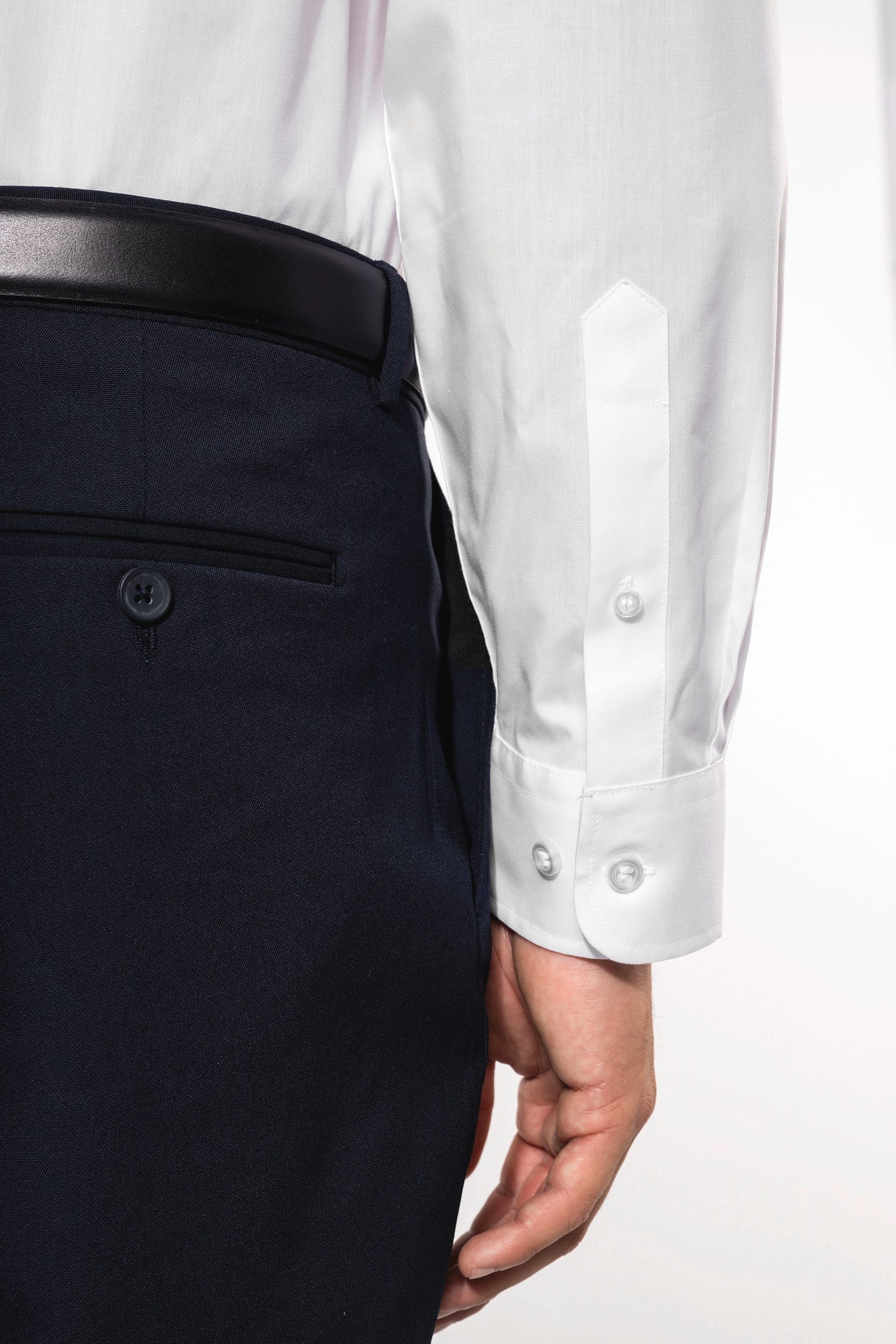 Chemise col mao manches longues – Image 18