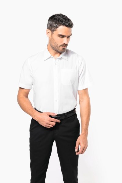 Chemise popeline manches courtes – Image 4