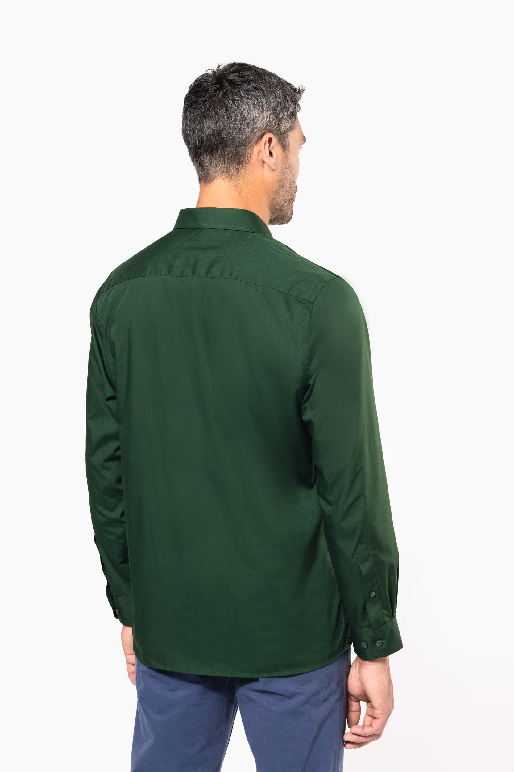 Chemise popeline polycoton entretien facile homme – Image 2