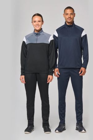 Sweat d'entrainement 1/4 zip unisexe