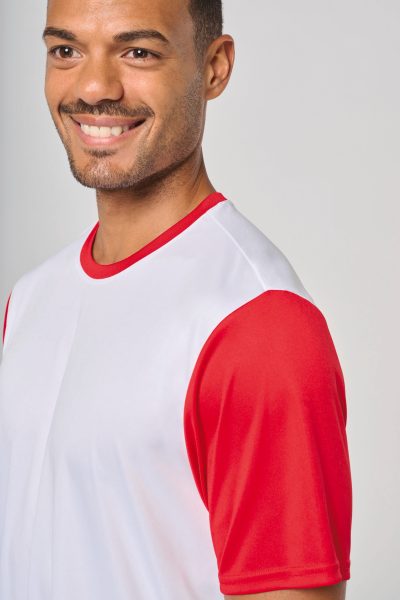 Maillot manches courtes bicolore unisexe – Image 6