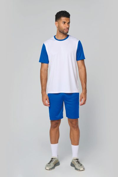 Maillot manches courtes bicolore unisexe – Image 2