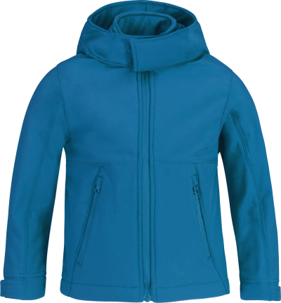 Veste softshell capuche enfant – Image 2
