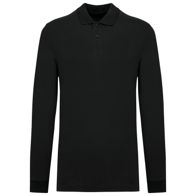 Polo piqué manches longues Bio180 homme – Image 12