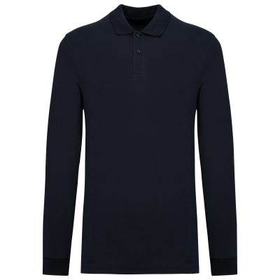 Polo piqué manches longues Bio180 homme – Image 18