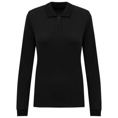 Polo piqué manches longues Bio180 femme – Image 10
