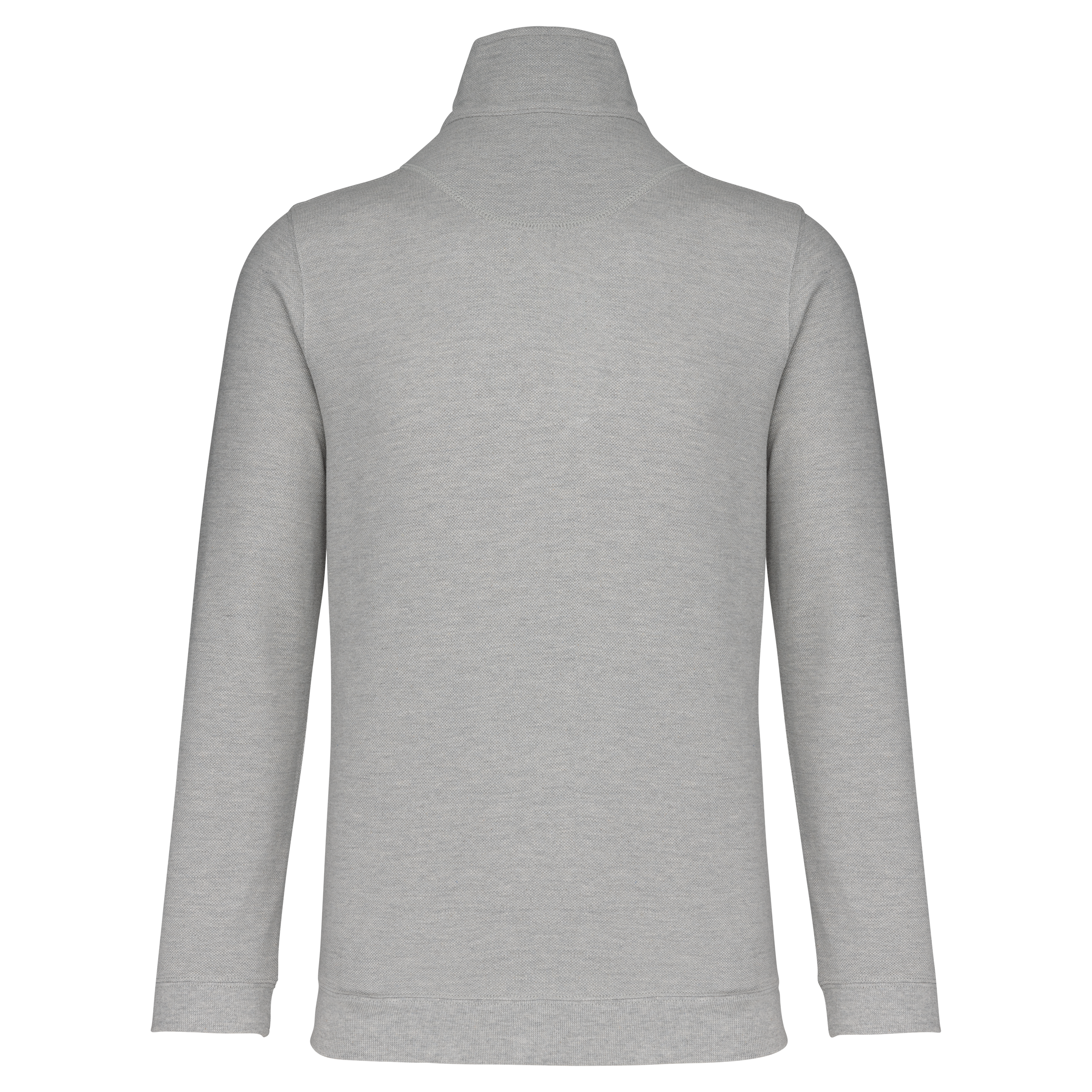 Trucker > sweat-shirt piqué col zippé homme – Image 9