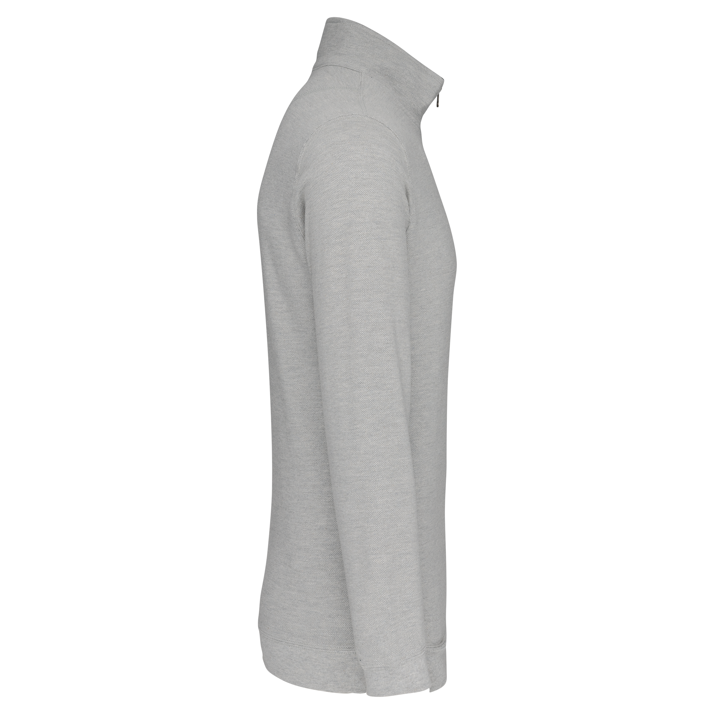 Trucker > sweat-shirt piqué col zippé homme – Image 10