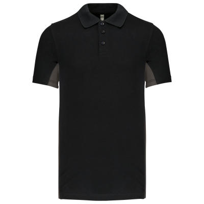 Polo piqué manches courtes bicolore homme – Image 9