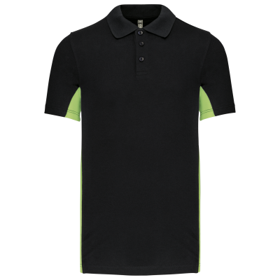 Polo piqué manches courtes bicolore homme – Image 12