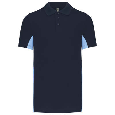 Polo piqué manches courtes bicolore homme – Image 21