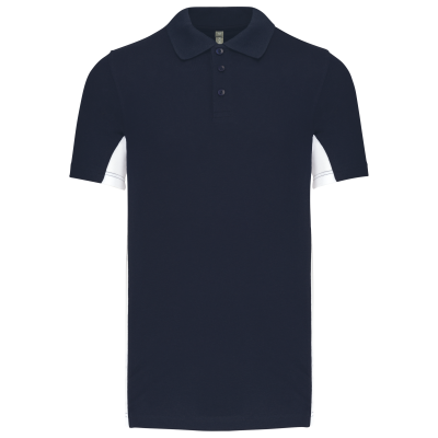 Polo piqué manches courtes bicolore homme – Image 24