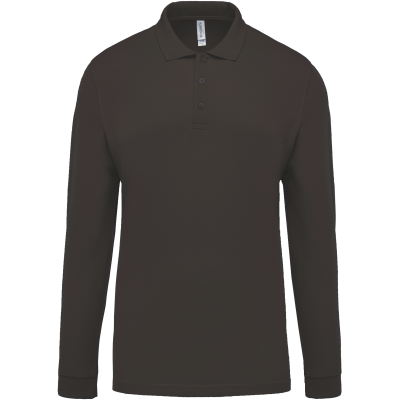 Polo piqué manches longues homme – Image 9