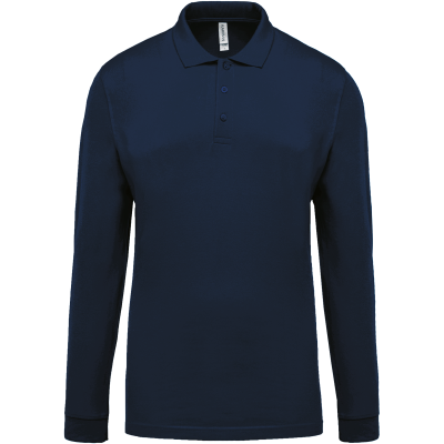 Polo piqué manches longues homme – Image 24