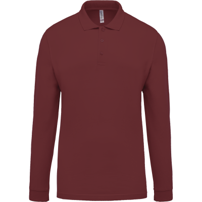 Polo piqué manches longues homme – Image 45
