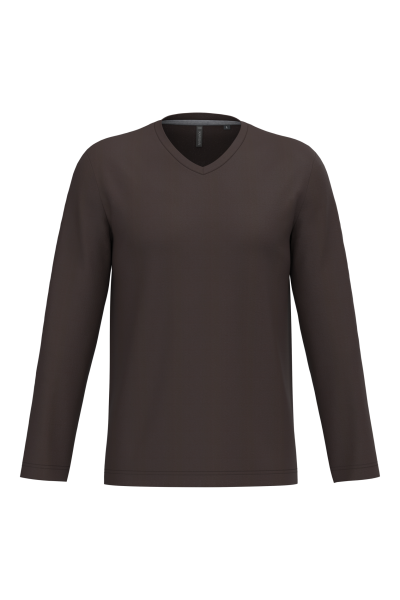 T-shirt col V manches longues – Image 13