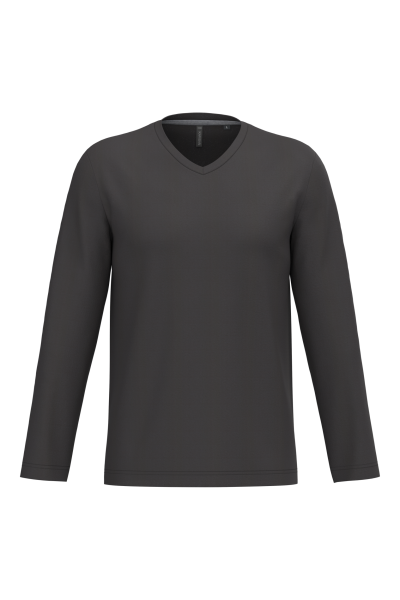 T-shirt col V manches longues – Image 16