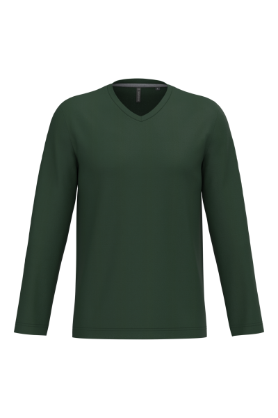 T-shirt col V manches longues – Image 22