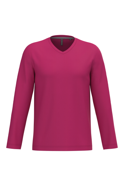 T-shirt col V manches longues – Image 25