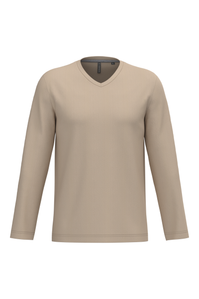T-shirt col V manches longues – Image 34