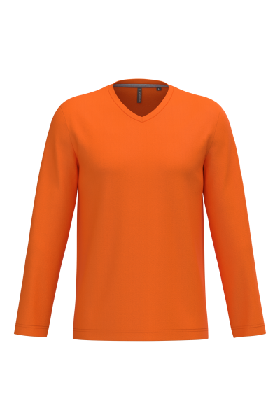 T-shirt col V manches longues – Image 43
