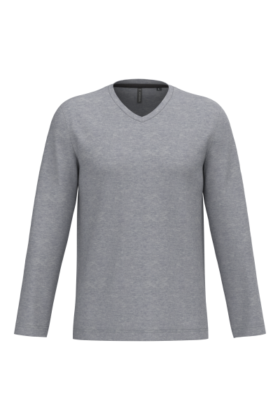 T-shirt col V manches longues – Image 46