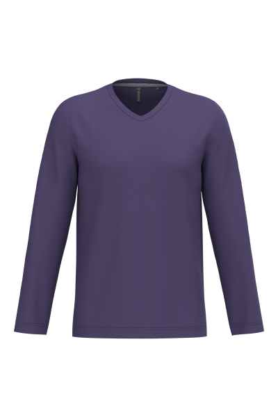 T-shirt col V manches longues – Image 49