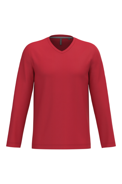T-shirt col V manches longues – Image 52