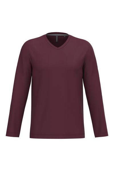 T-shirt col V manches longues – Image 67
