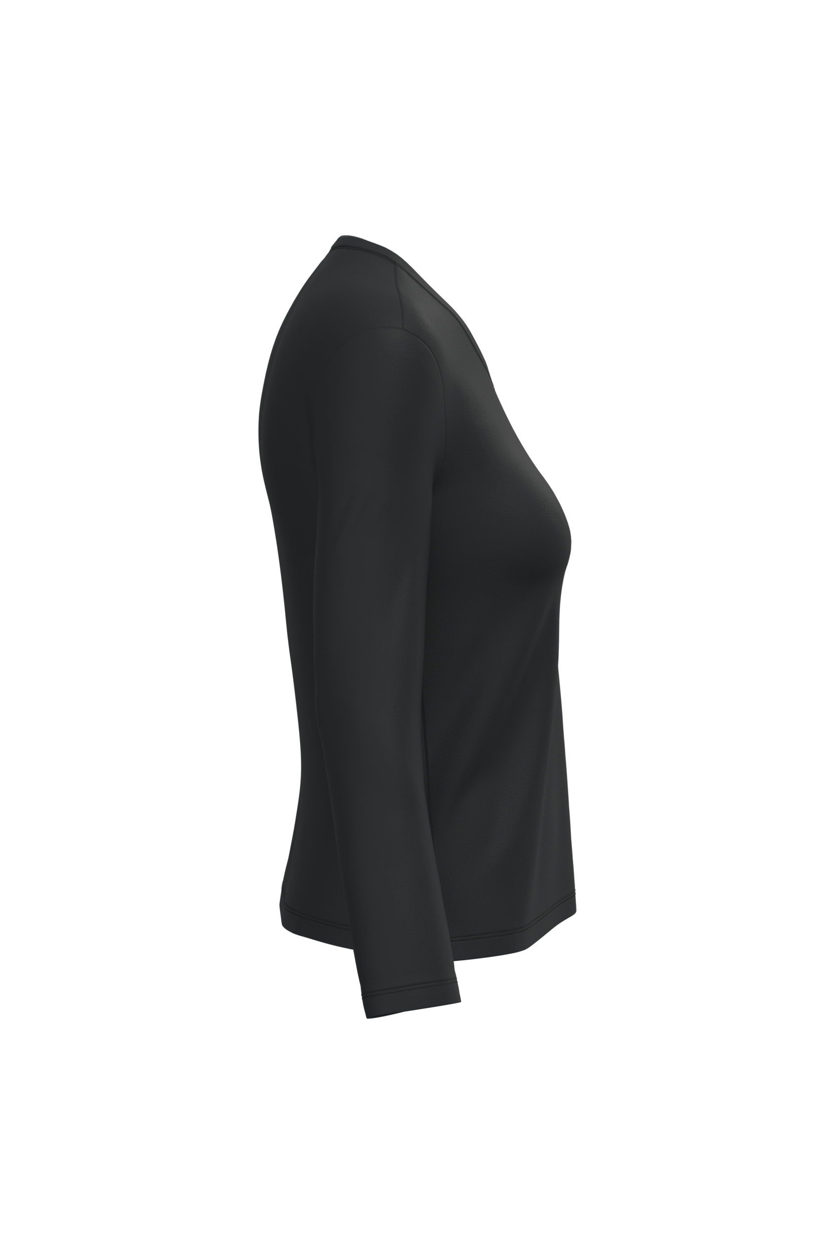 T-shirt col V manches longues femme – Image 12