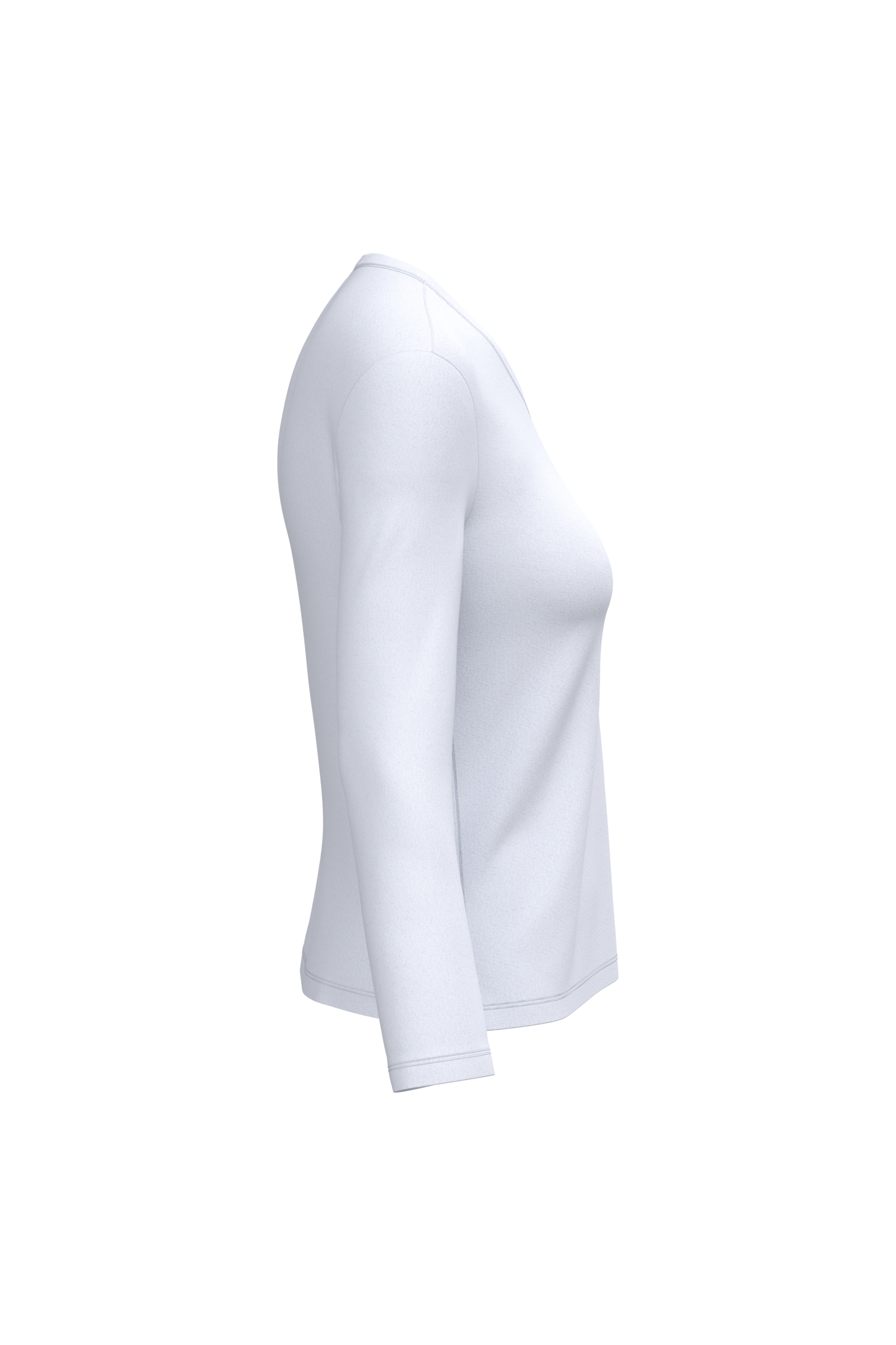 T-shirt col V manches longues femme – Image 66