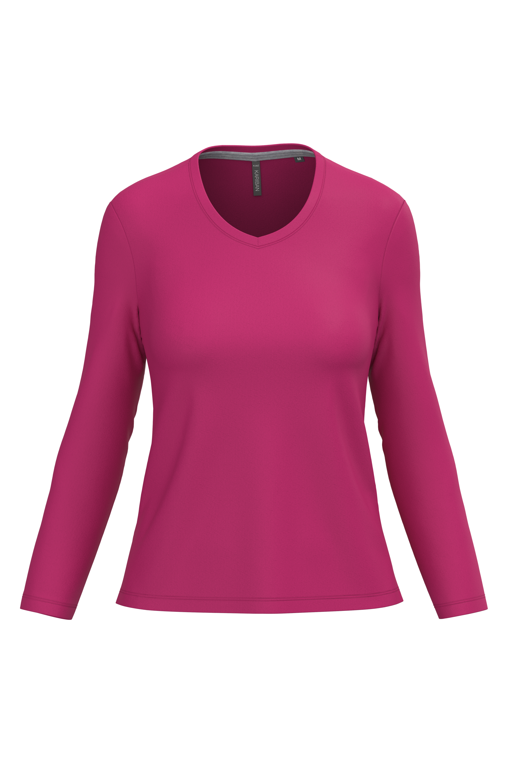 T-shirt col V manches longues femme – Image 25