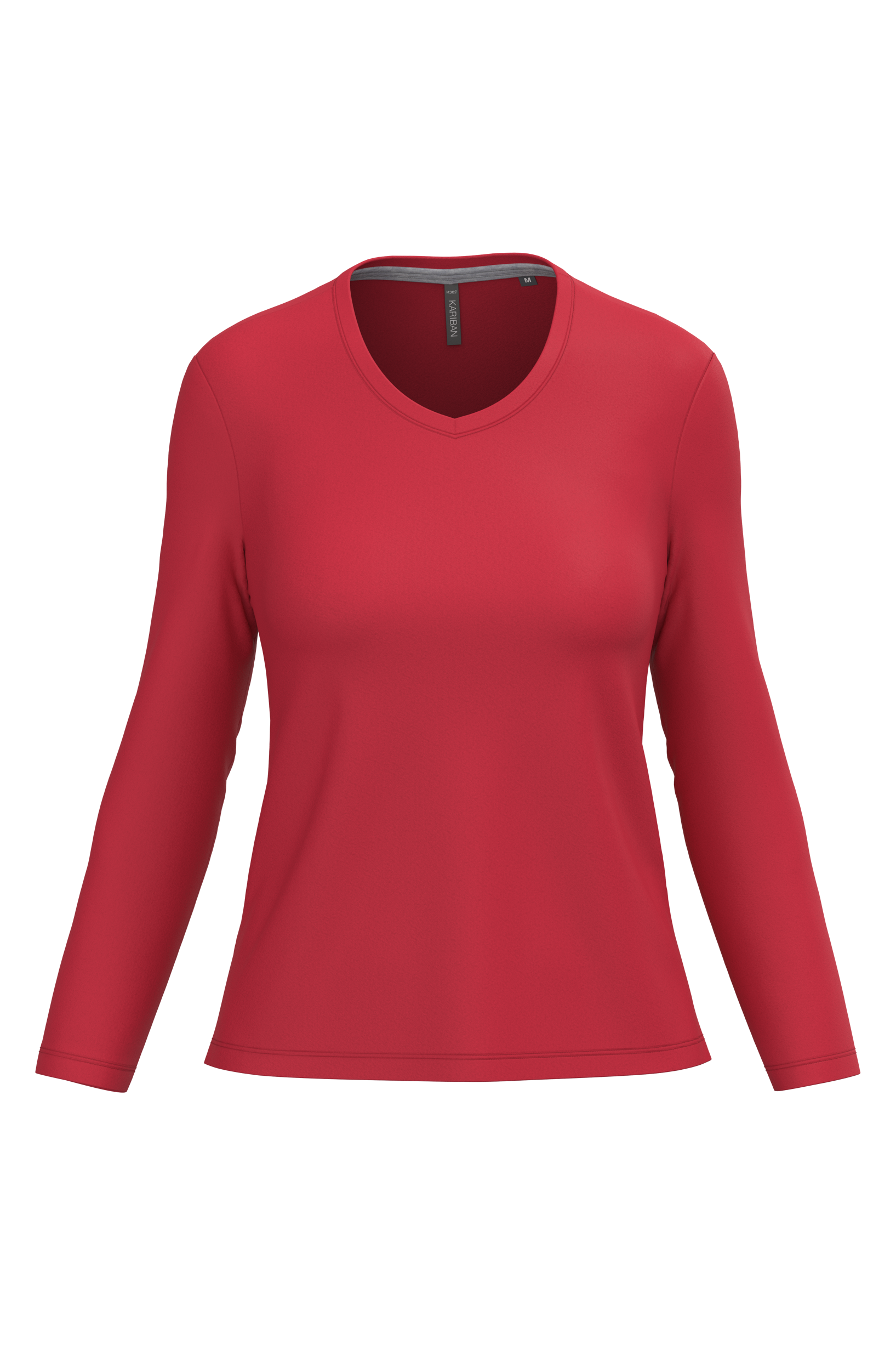 T-shirt col V manches longues femme – Image 52