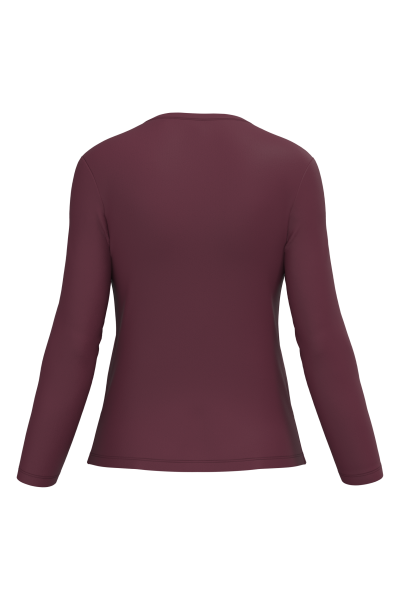 T-shirt col rond manches longues femme – Image 71