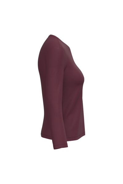 T-shirt col rond manches longues femme – Image 72