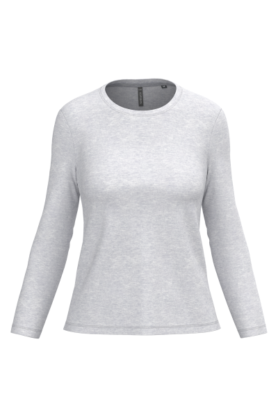 T-shirt col rond manches longues femme – Image 10