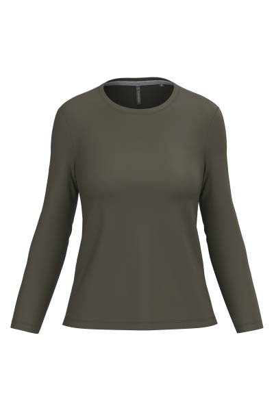 T-shirt col rond manches longues femme – Image 22